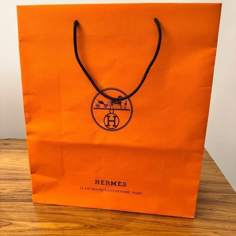 Hermes and  Porsche Shopping paper Bags